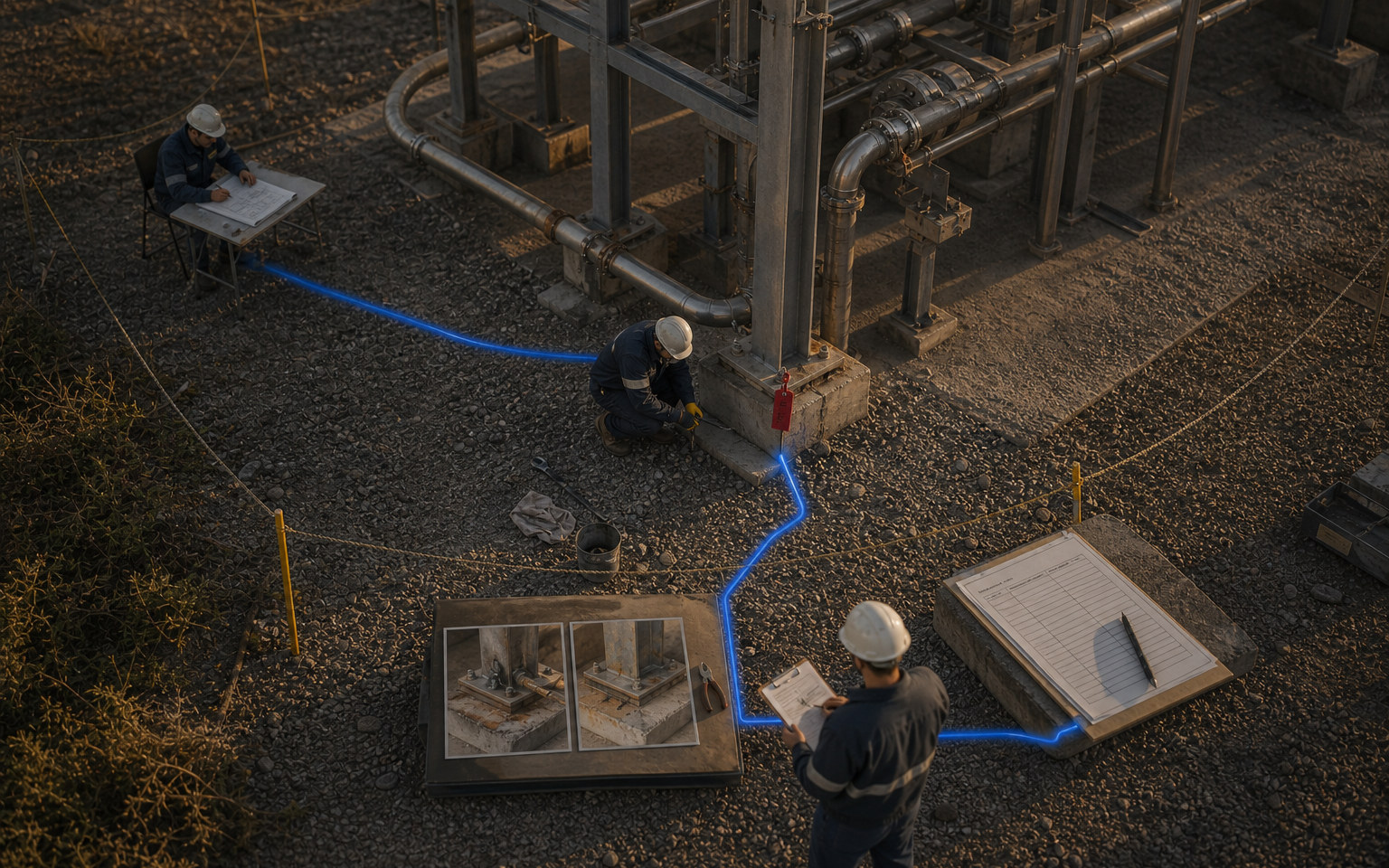 One specific punch location connected to its accountable owner, correction, verification, and closure.