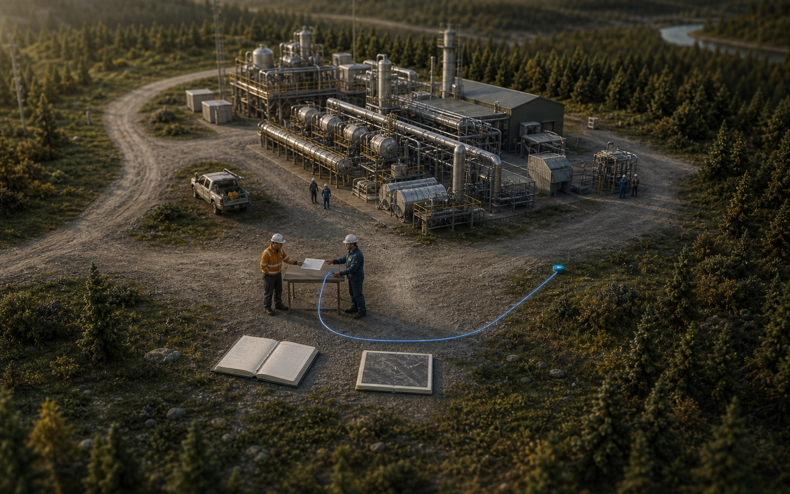 Outgoing and incoming operators exchanging a live record with events, decisions, and follow-up intact.