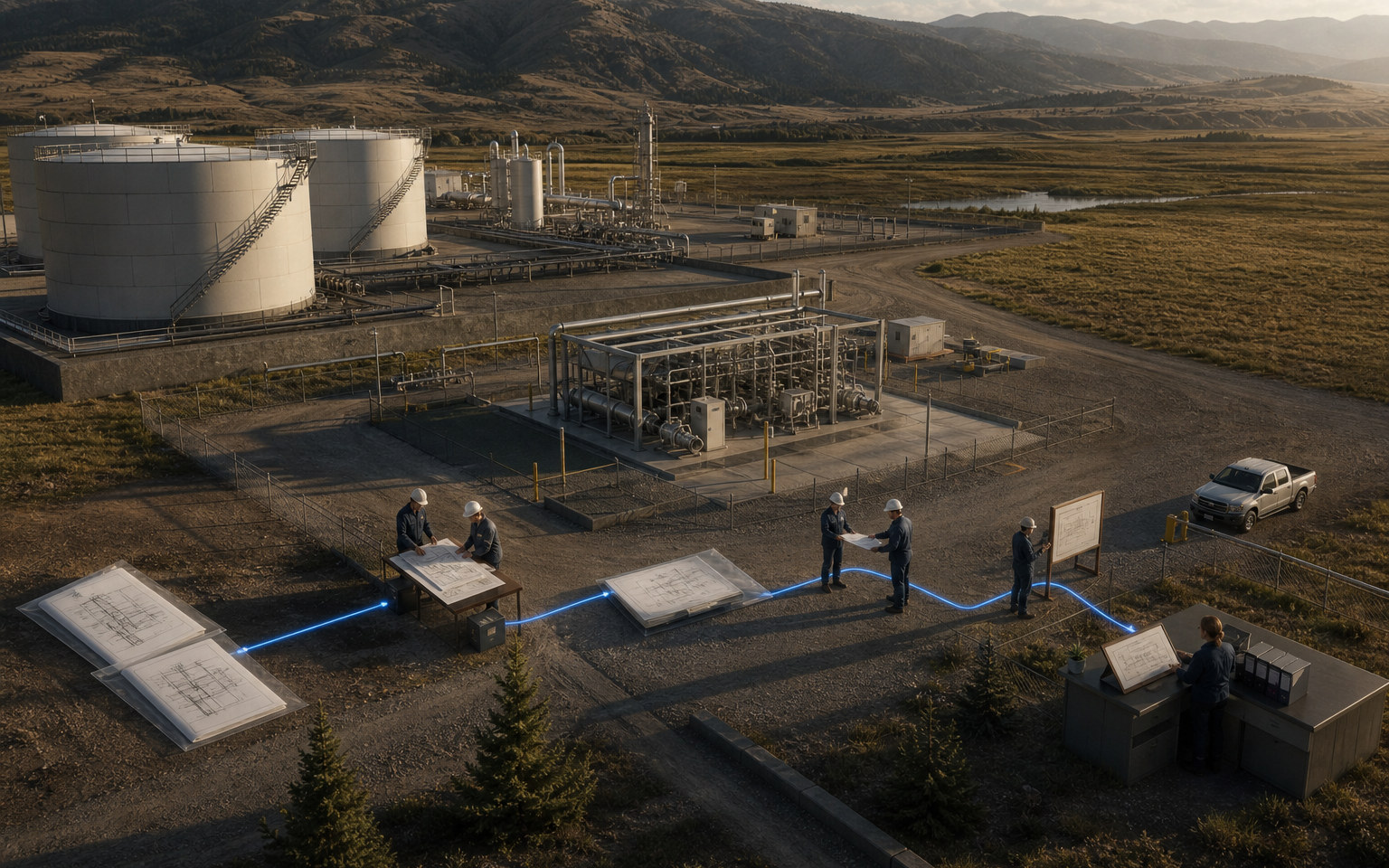 A current engineering record remaining connected through review, exchange, field use, and owner custody.